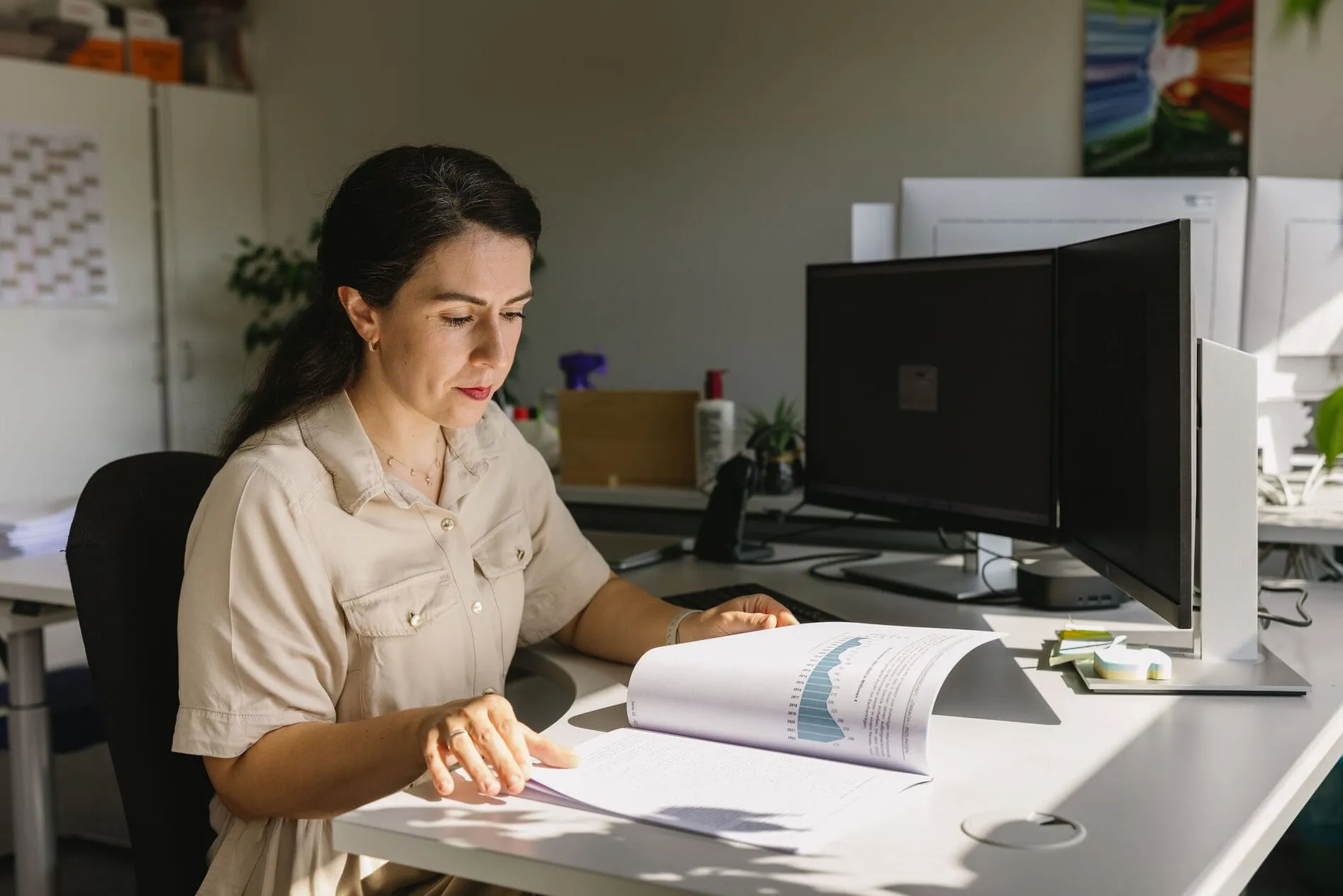 Verwaltung im Büro für Geoinformationen