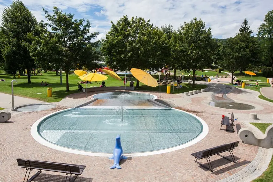 Kinderbecken im Freibad Lörrach