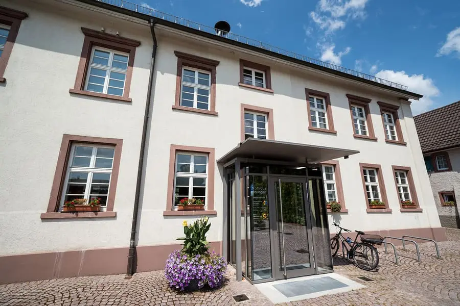 Das Rathaus der Ortsverwaltung Lörrach-Hauingen