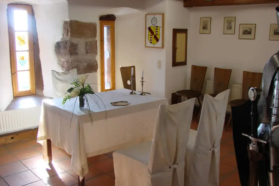 Trauzimmer in der Burg Rötteln