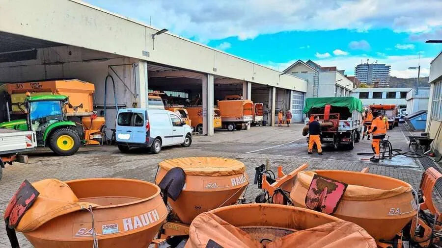 Der Werkhof in der Teichstraße, Lörrach